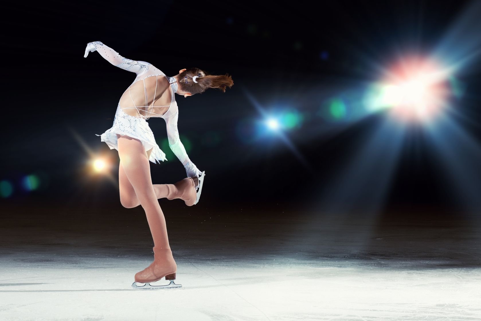 3302 Over The Boot Figure Skating Tights - Professional Ice Skating Leggings for Women & Girls - Perfect for Training, Performances & Competitions