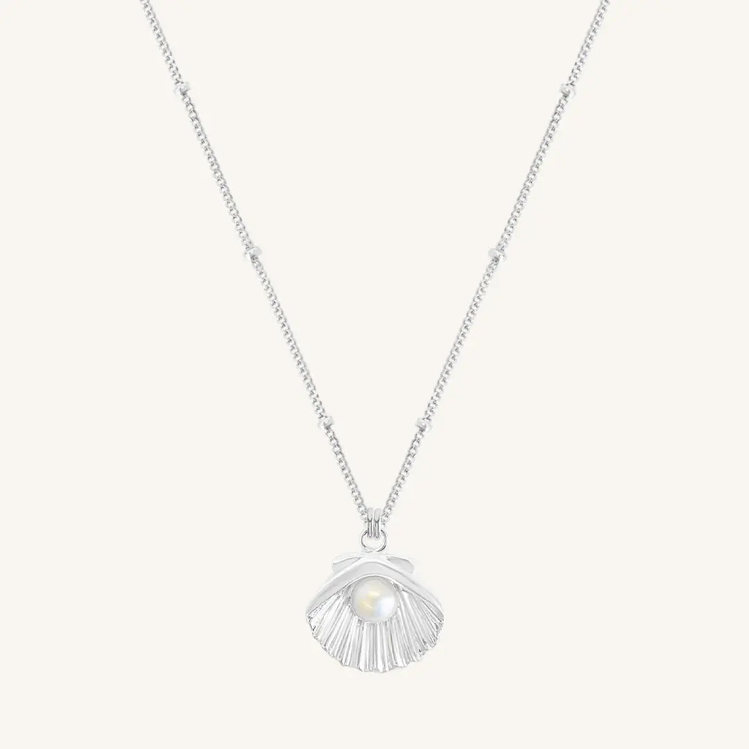 Elegant Shore Pearl Necklace for Women - Genuine Freshwater Pearls, 18K Gold Plated - Perfect for Weddings, Parties & Special Occasions
