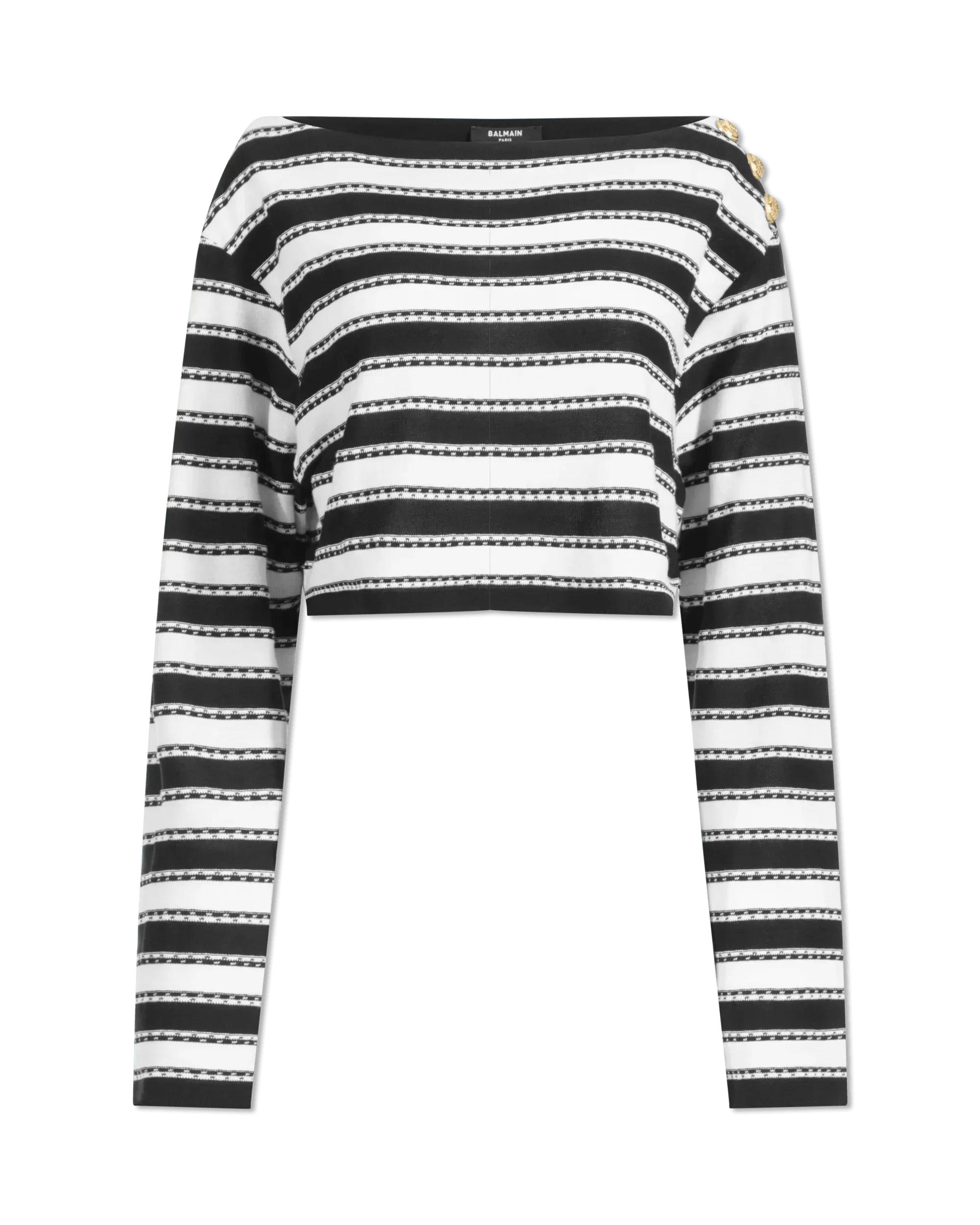 3 Button Striped Knit Crop Top for Women - Stylish Casual Summer T-Shirt - Perfect for Beach, Party & Everyday Wear