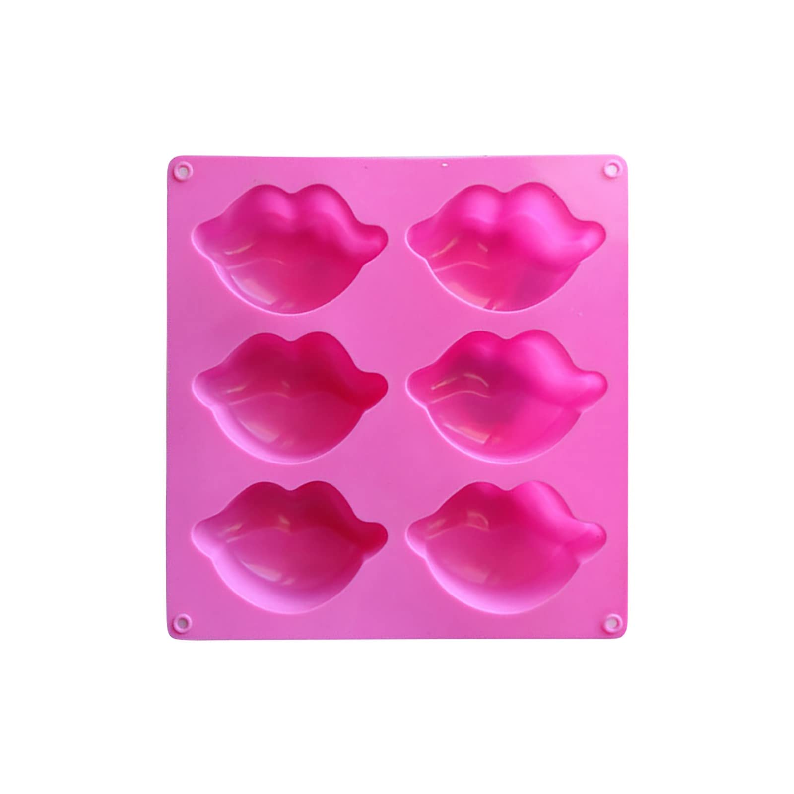 Valentine's Day Chocolate Silicone Mold - 3D Large Lip Kiss Cake Baking Molds for Wedding, Party & Romantic Decorations - Perfect for Chocolate Making, Moon Pies & DIY Desserts