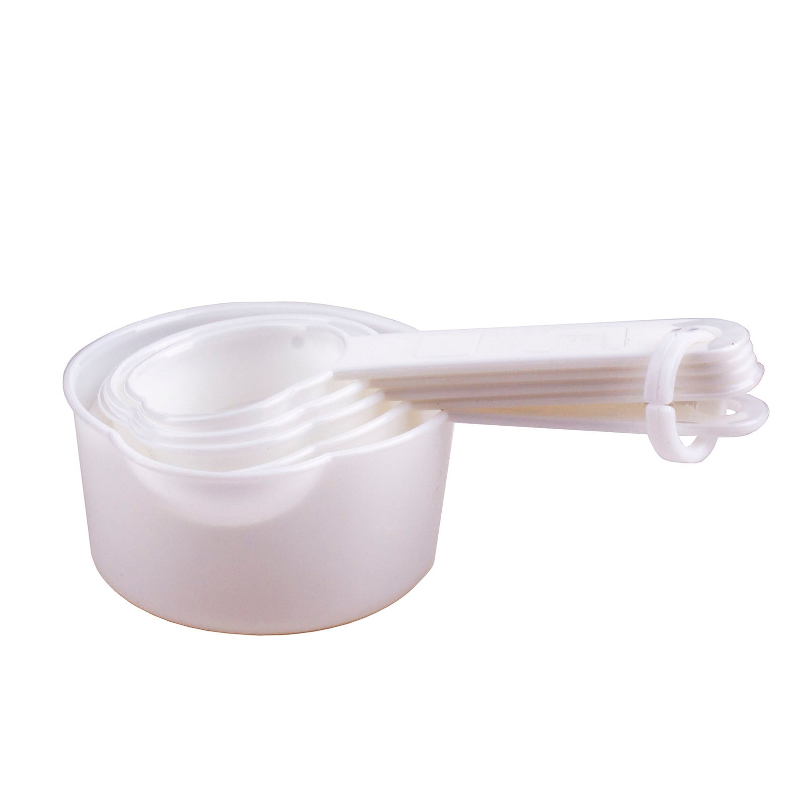 BarConic® Plastic Measuring Cup Set - 3-Piece Kitchen Essentials for Baking, Cooking & Mixing - BPA-Free, Easy-Read Measurement Marks (1, 2 & 4 Cup) - Perfect for Home Chefs, Bakers & DIY Projects