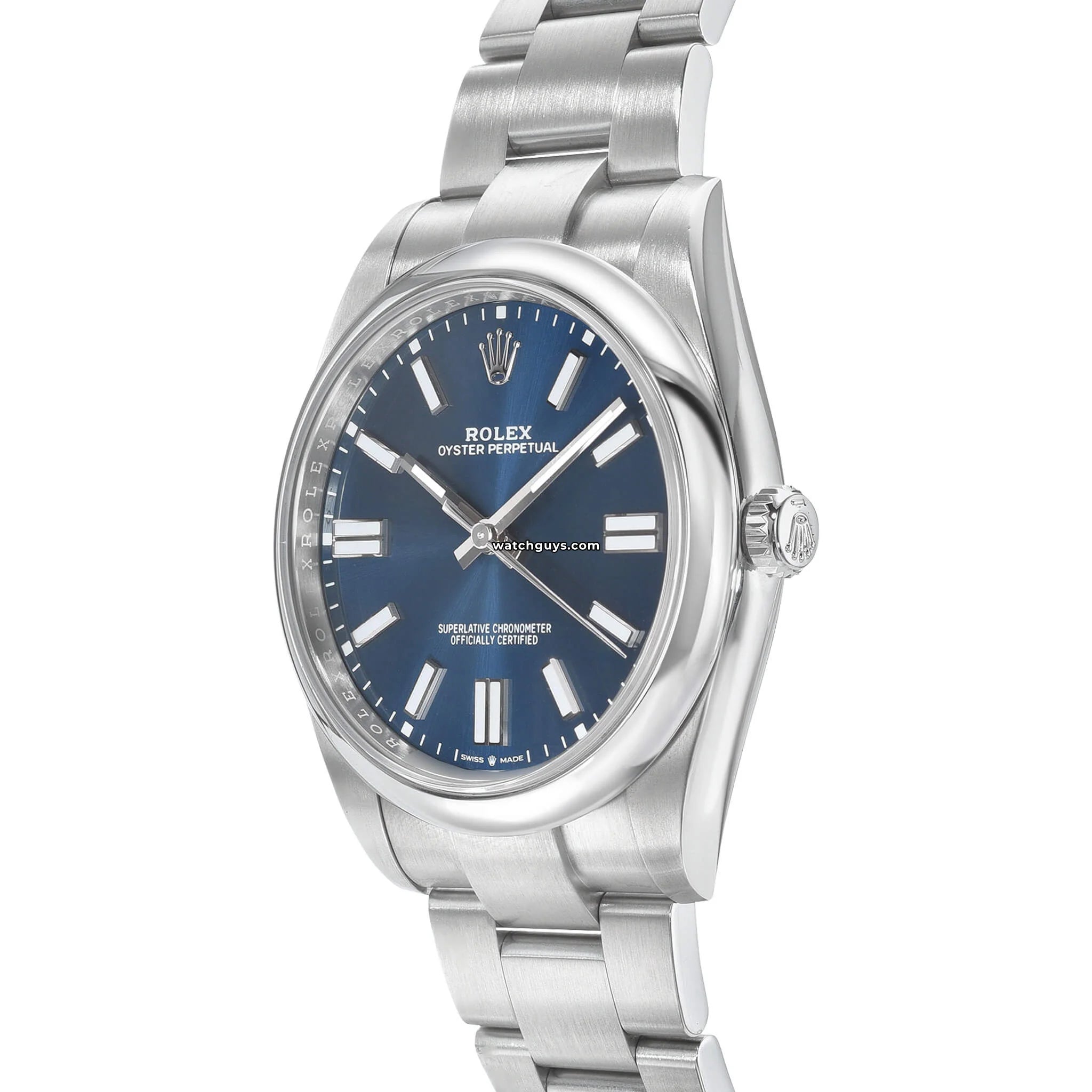 Rolex Oyster Perpetual 124300 Men's Watch with Blue Dial - Luxury Automatic Timepiece for Business, Formal & Everyday Wear