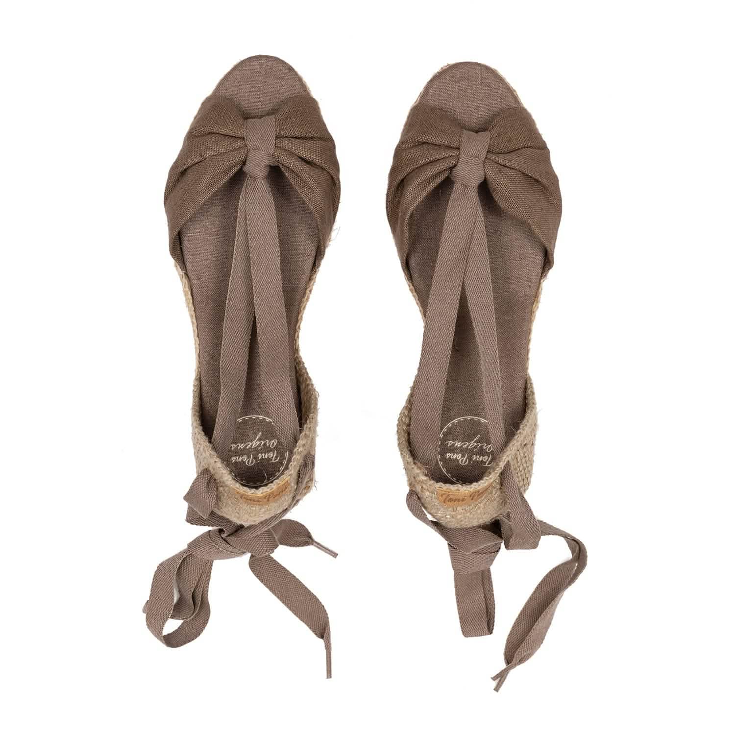 Women's Medium Linen Wedge Heel Espadrilles - Piera 5 Comfortable Summer Sandals for Beach, Vacation & Casual Outings