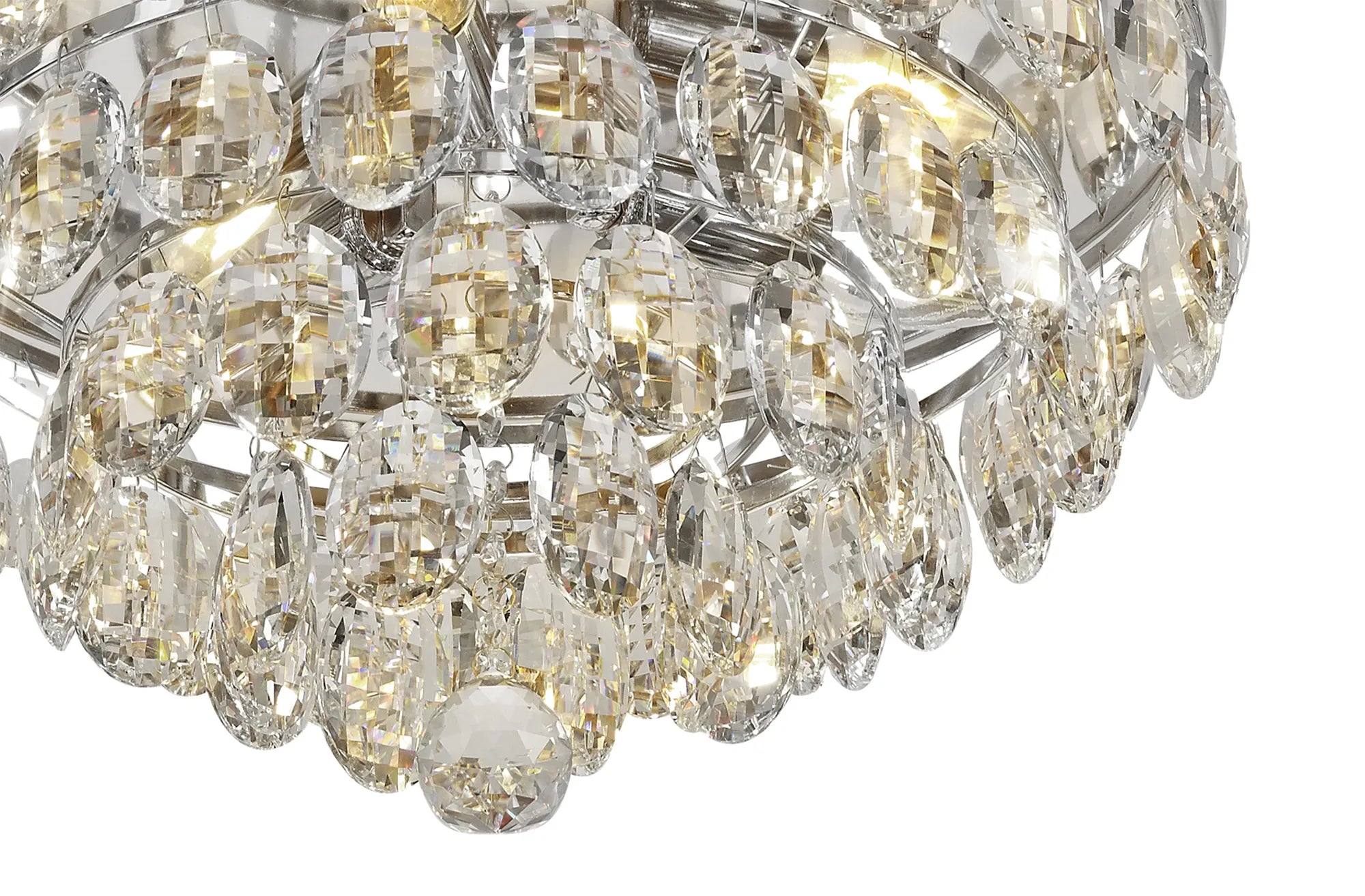 Consten Flush Ceiling Light Fixture with E14 Socket - Perfect for Bedroom, Hallway & Small Space Lighting