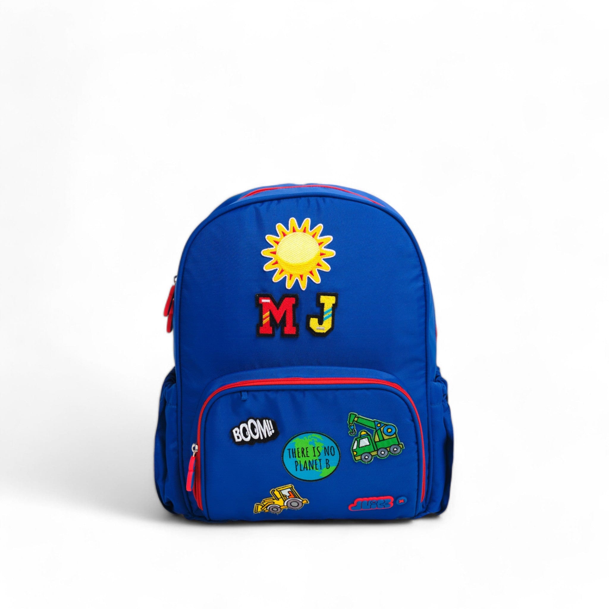Moji Medium Backpack for Women & Men - Lightweight Travel Backpack, Water-Resistant Laptop Backpack with USB Port (Bomba Blue) - Perfect for School, Work, Hiking & Daily Commute