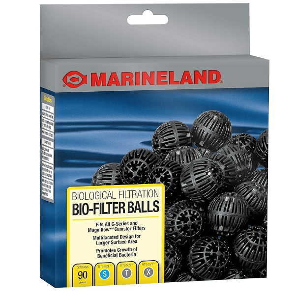 Marineland Biological Filtration Bio Filter Balls - Premium Aquarium Filter Media for Freshwater & Saltwater Fish Tanks - Improves Water Quality & Beneficial Bacteria Growth