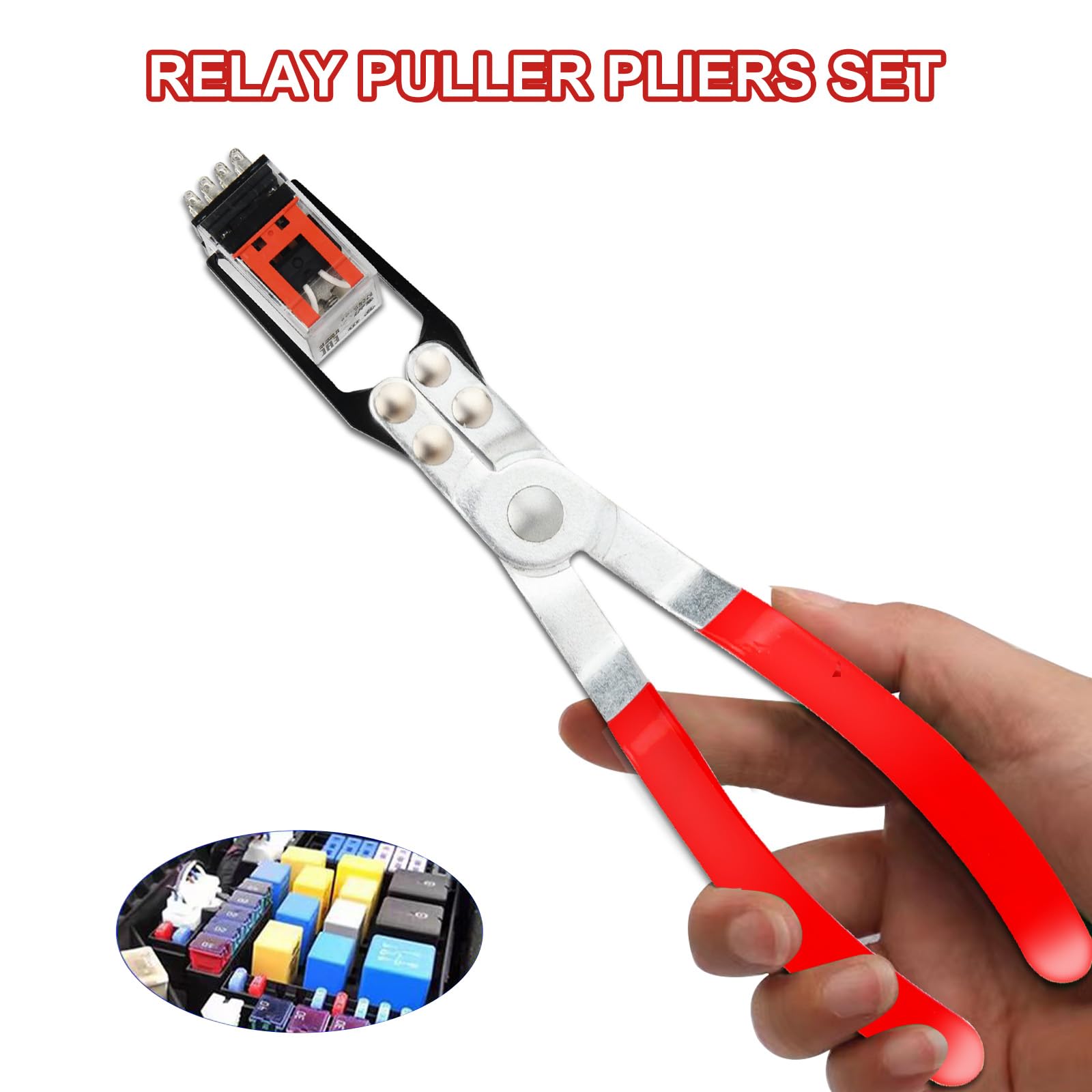 **Aleric Relay Puller Pliers & Fuse Puller Tool – Automotive Fuse Removal Pliers for Car Electrical Repairs – Perfect for Removing Relays & Fuses in Vehicles – Ideal for Mechanics & DIY Car Maintenance**