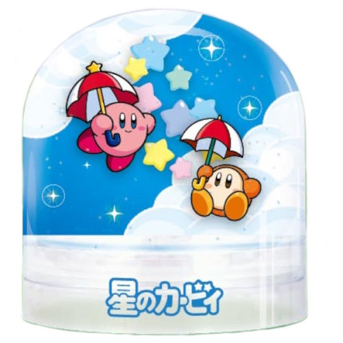Kirby of the Stars Snow Globe - 3 Inch Collectible Toy for Anime Fans, Home Decor, and Gift Giving | Perfect for Display Shelves, Office Desks, and Christmas Presents