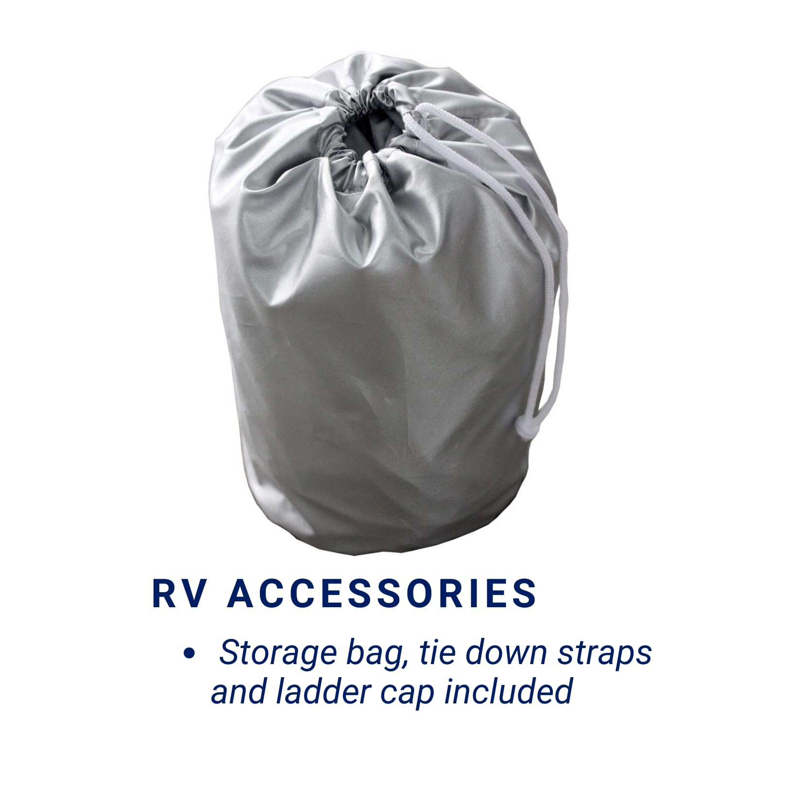 SavvyCraft ShieldAll Heavy Duty RV Trailer Cover - Waterproof Camper Cover with Access Panels for 9-10 ft Travel Trailers | All-Weather Protection for Outdoor Storage & Camping Trips