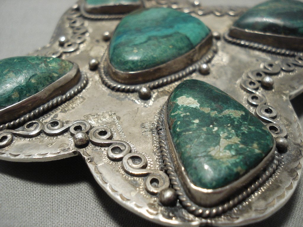 Vintage Navajo Malachite Native American Jewelry - 202g Large Silver Buckle, Old Southwest Style Belt Accessory for Western Fashion & Boho Outfits
