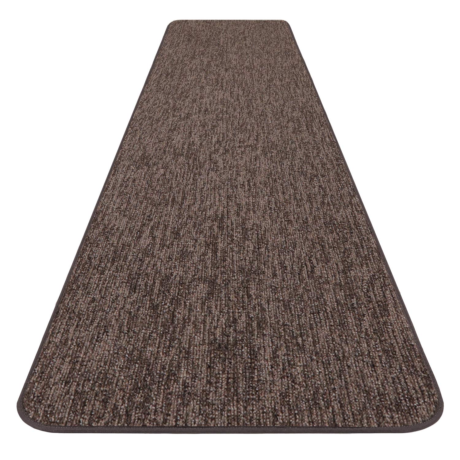 Non-Slip Carpet Runner for Hallways - 8ft x 36in Pebble Gray - Skid-Resistant Floor Mat for High Traffic Areas, Stairs, Entryways - Perfect for Homes, Offices & Commercial Spaces