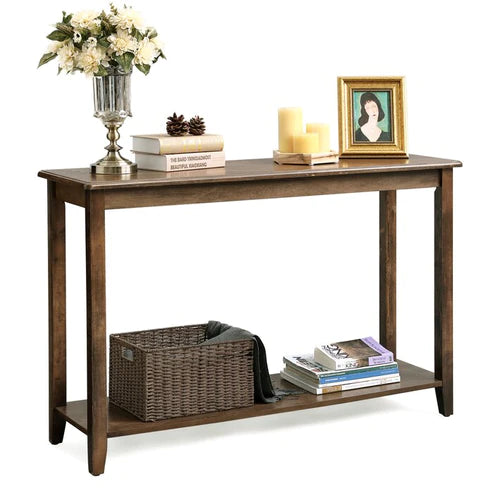Solid Mango Wood Console Table - 45.7