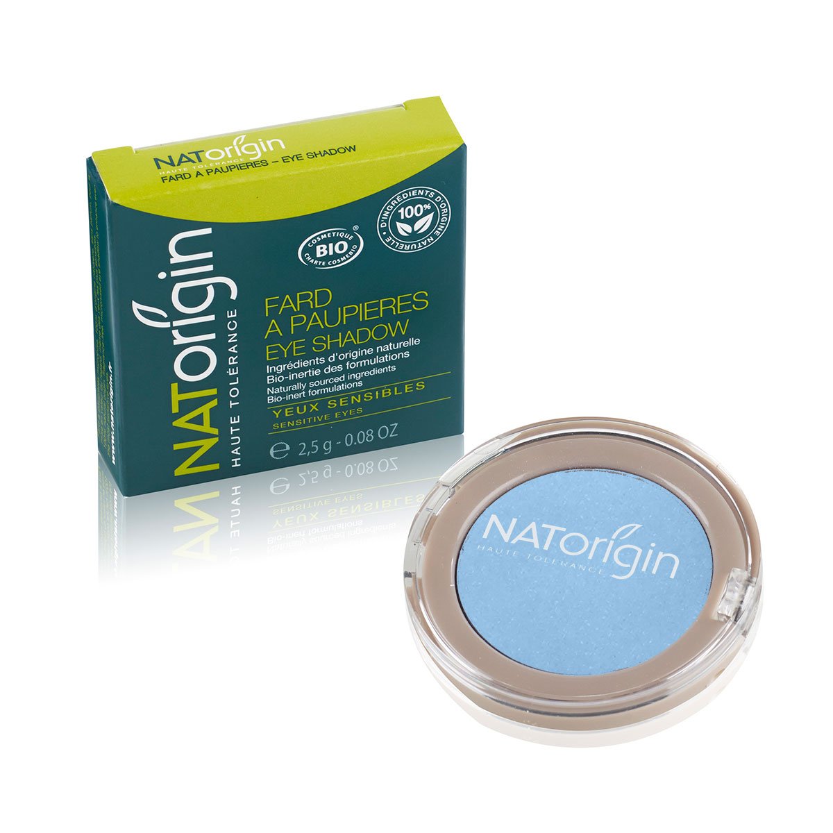 NATorigin Light Blue Powder Eye Shadow 2.5g - Long Lasting, Highly Pigmented Makeup for Everyday Wear & Party Looks