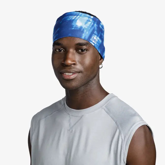Cooling UV Protection Wide Headband for Running, Hiking & Outdoor Sports - Buff Coolnet Performance Headwear