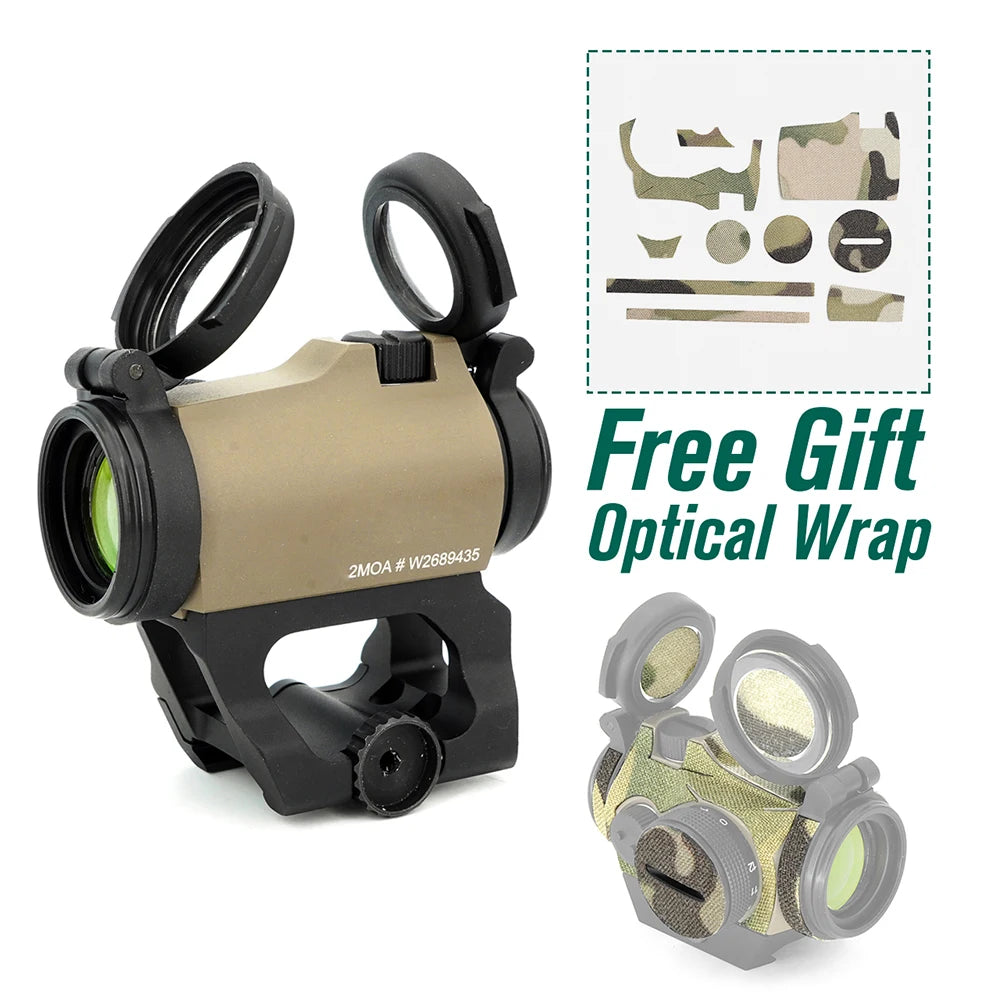 **Tactical AIM 1X22 Red Dot Reflex Sight – 2MOA Compact Rifle Scope for Hunting & Airsoft | Includes Mount | Durable & Precise for Outdoor Shooting & Tactical Use**