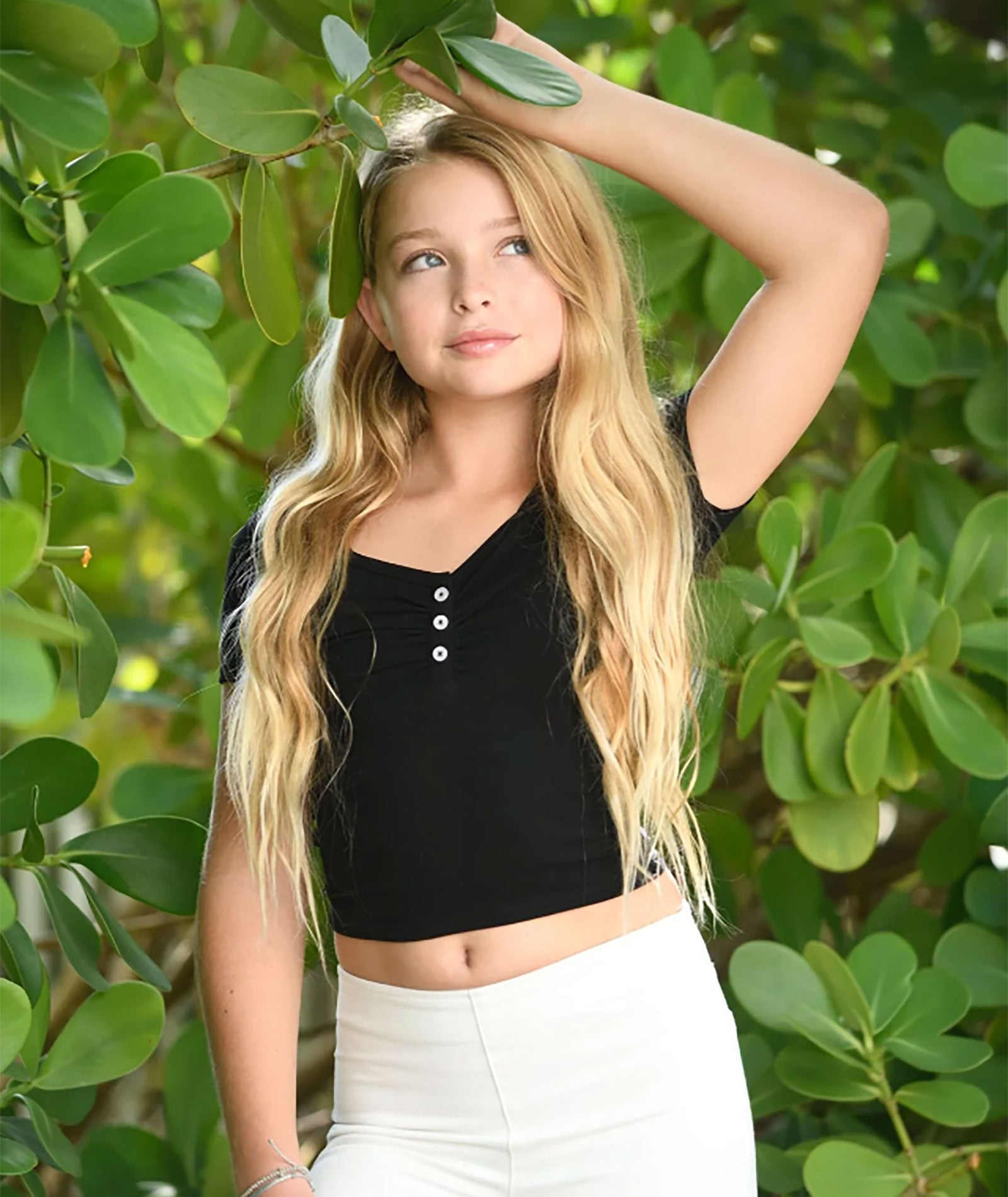 Katie J NYC Girls Keely Babydoll Top - Cute Floral Print Sleeveless Blouse for Toddler & Kids Fashion, Perfect for Birthday Parties, Photo Shoots & Summer Outfits