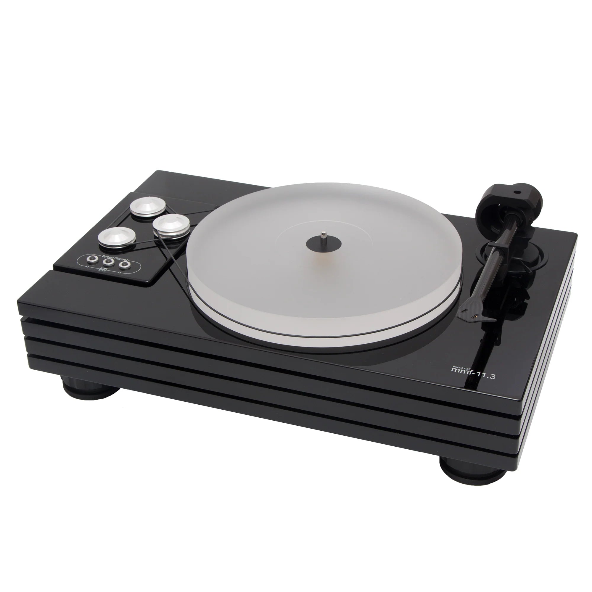 Music Hall MMF 11.3 Turntable - Premium Belt-Drive Vinyl Record Player with Adjustable Tonearm & Built-in Phono Preamp - Perfect for Home Audio & Vinyl Collection Listening