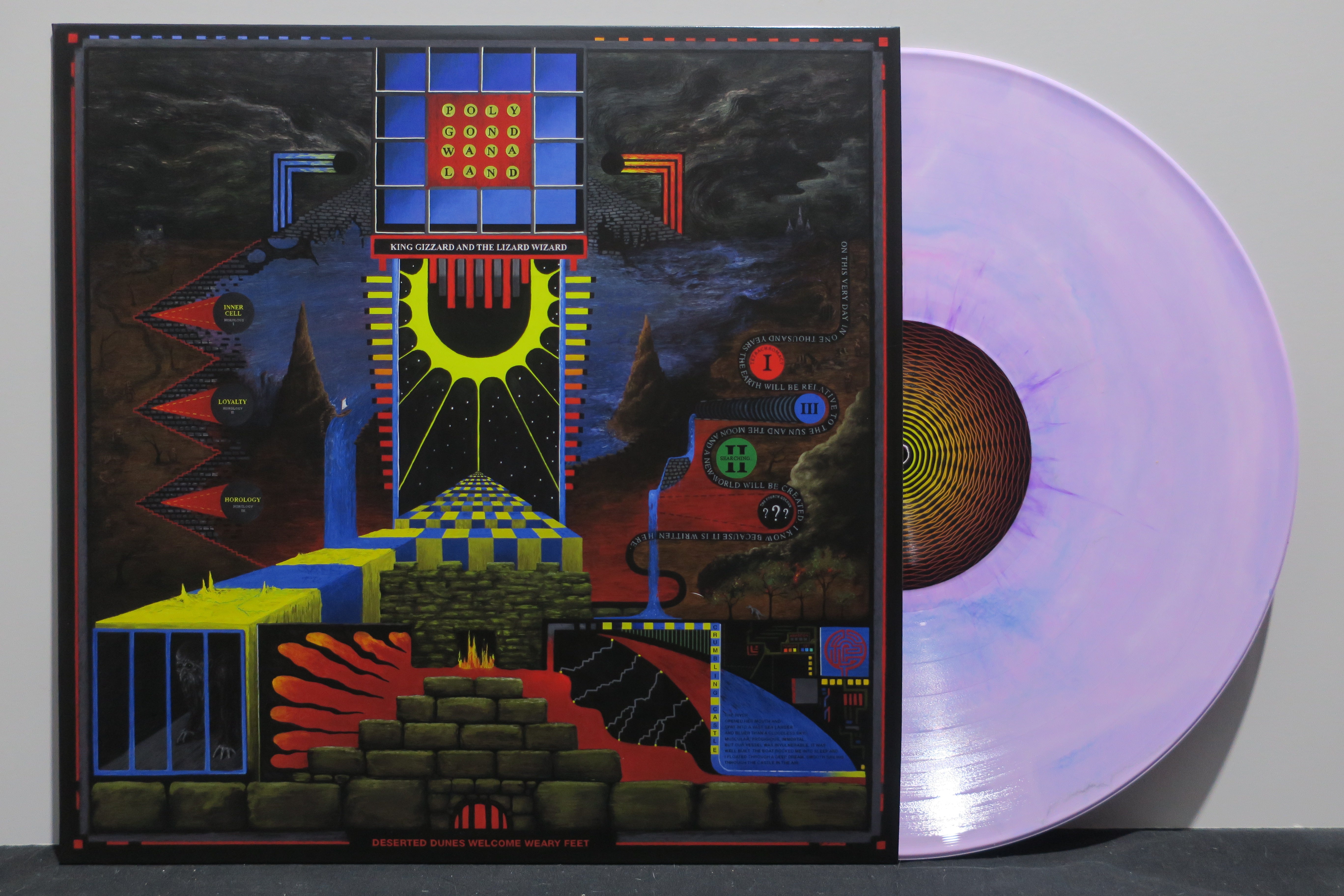 KING GIZZARD & THE LIZARD WIZARD 'Polygondwanaland' Random Color Vinyl LP Record - Limited Edition Collectible for Music Lovers & Vinyl Enthusiasts - Perfect for Home Listening, Gifts & Record Collections