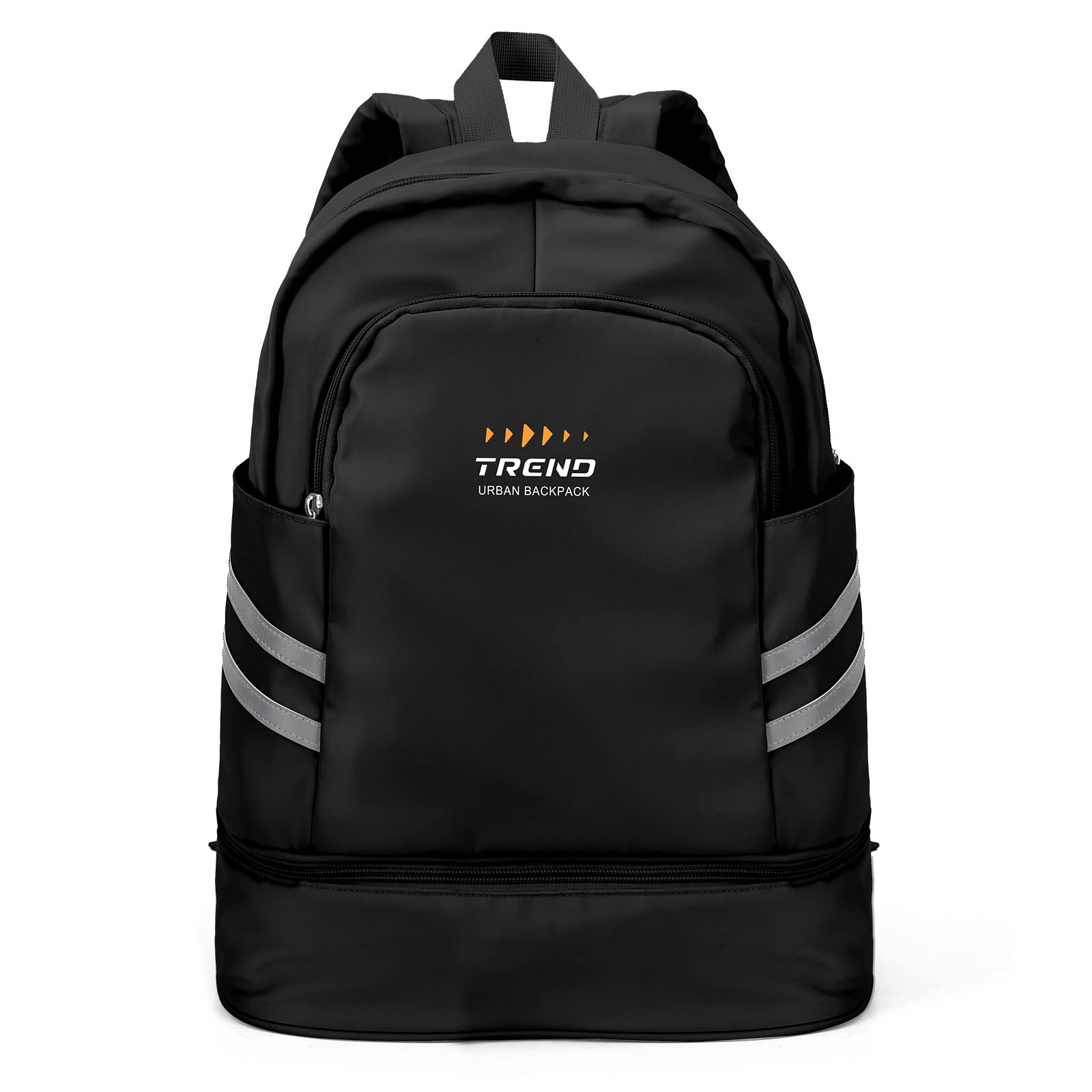 Women's Gym Backpack with Shoe Compartment & Wet Pocket - Waterproof Travel Backpack for Workout & Sports - Perfect for Gym, Yoga, Hiking & Travel (Black)