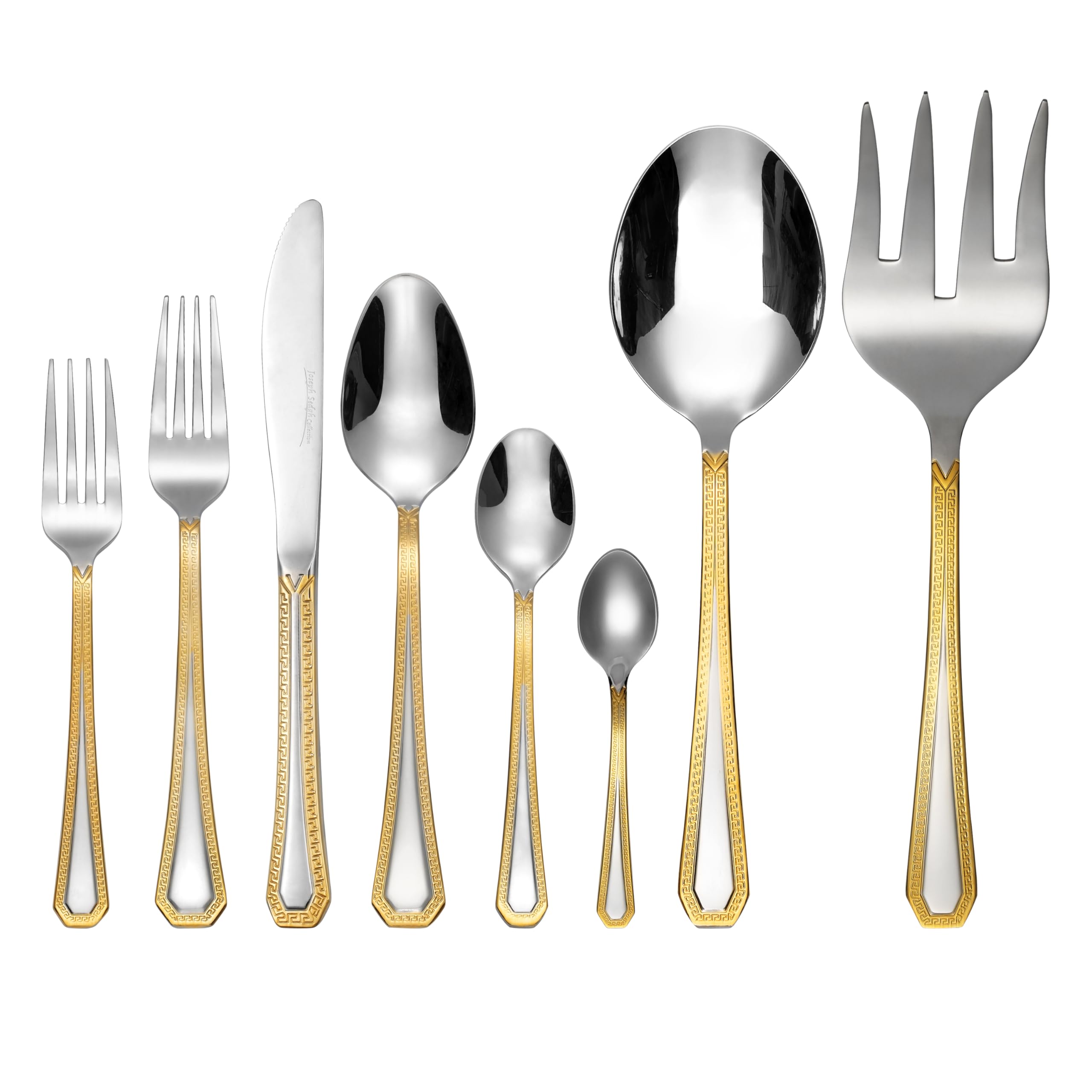 75-Piece Luxury Gold Flatware Set for 12 with Wooden Storage Case - 24K Gold Plated Premium Dining Cutlery, 18/10 Surgical Stainless Steel Silverware - Perfect for Weddings, Dinner Parties & Holiday Entertaining
