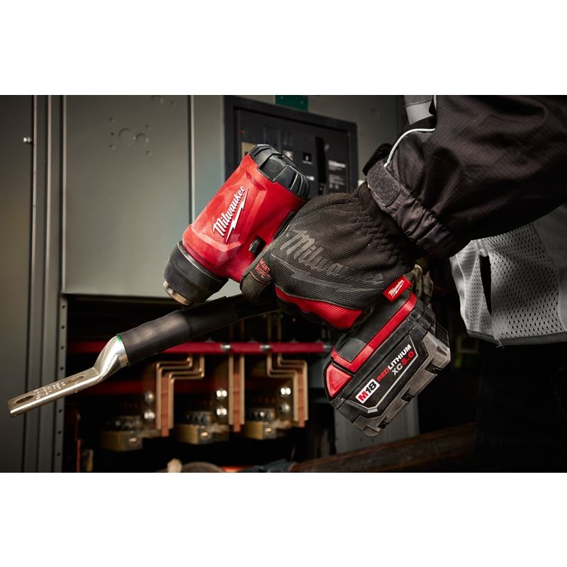 M18 18V Cordless Compact Heat Gun Kit with Lithium-Ion Battery - Perfect for DIY Projects, Home Repairs, and Crafting