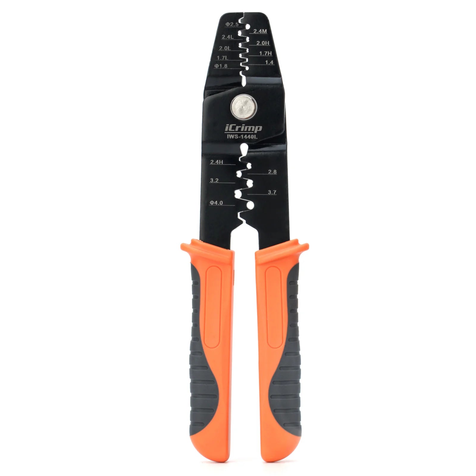 IWS 1440L Open Barrel Terminals Crimper Tool for AWG28-14 Contacts - Compatible with JST, Molex, TE, HRS Connectors - Perfect for Automotive, Electronics, and DIY Wiring Projects