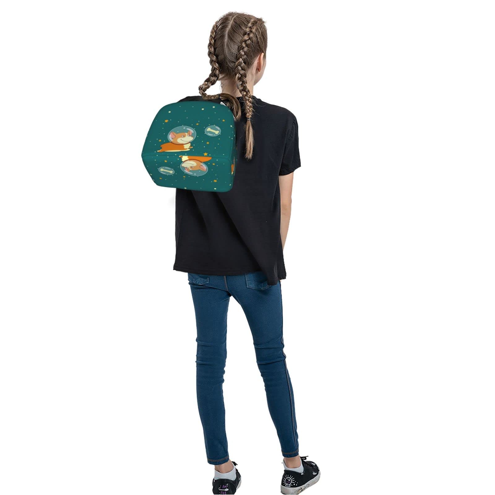 Cute Smiling Dog Insulated Lunch Box - Reusable & Portable Meal Bag for School, Work, Travel & Picnic | Perfect for Teens, Boys & Girls | Keep Food Fresh All Day