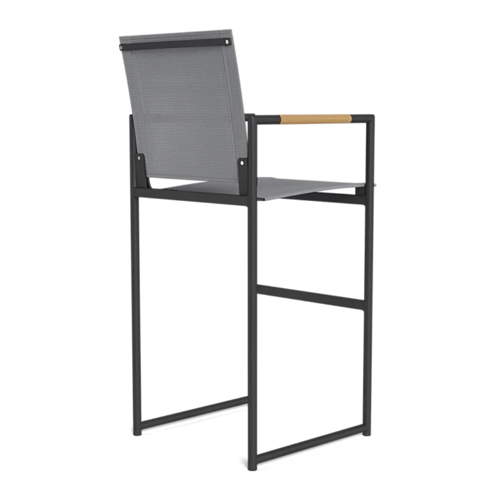 Premium Aluminum Outdoor Bar Stool - Lightweight & Weather-Resistant Patio Furniture for Backyard, Poolside & Garden Use