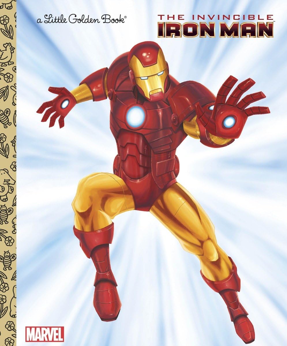 The Invincible Iron Man - Marvel Superhero Little Golden Book for Kids | Bedtime Stories & Early Reading Gift for Children
