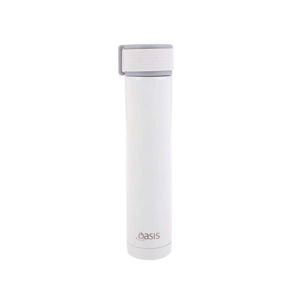 Oasis 250ml Skinny Mini Pastel Insulated Water Bottle - Leak Proof, BPA Free, Lightweight Stainless Steel Tumbler for Kids, Teens & Adults - Perfect for School, Gym, Hiking & Outdoor Activities