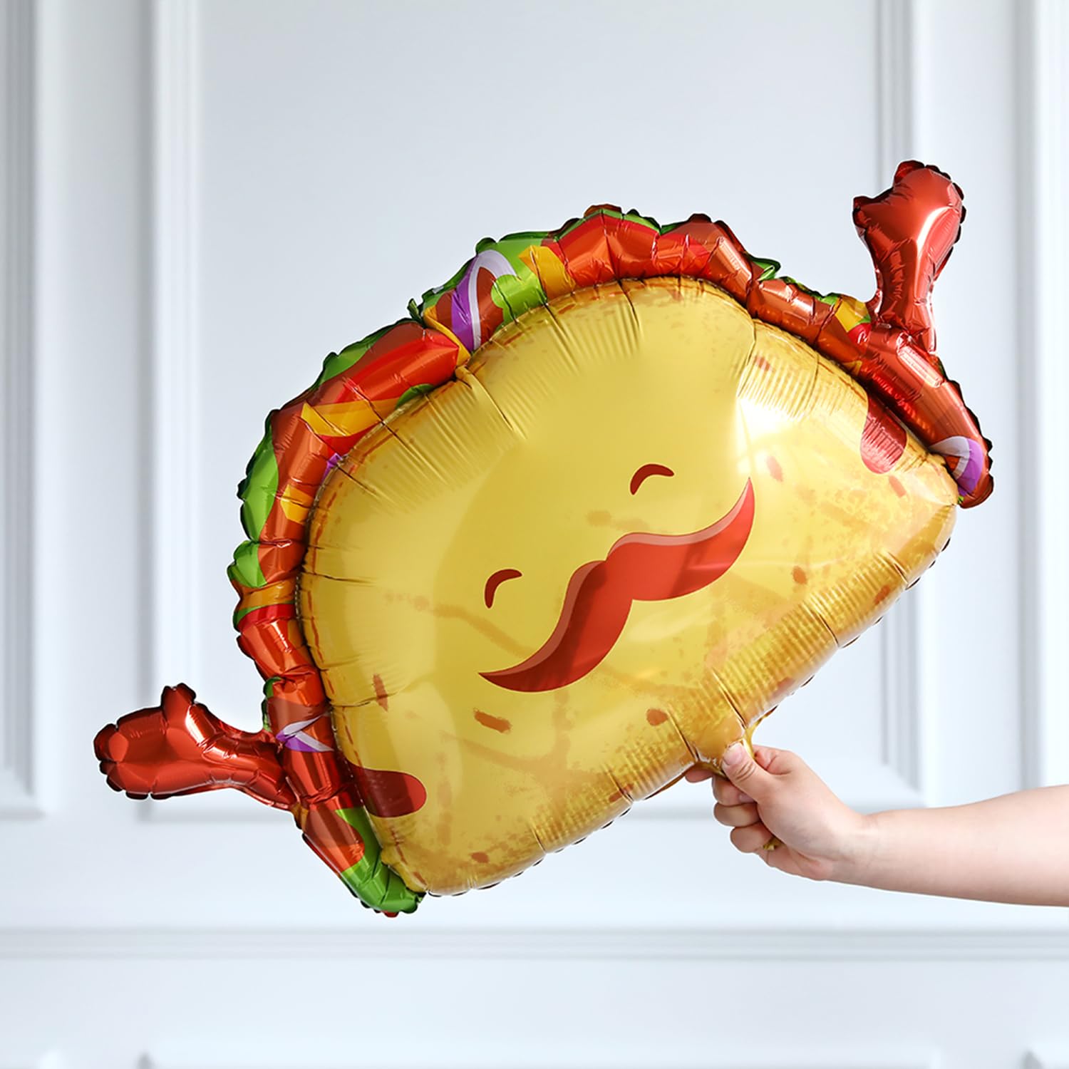 8Pcs Mexican Fiesta Party Decorations - Taco, Llama, Cactus & Sombrero Mylar Foil Balloons for Cinco De Mayo, Taco Tuesday, Birthday Parties & Carnival Celebrations - Perfect for Mexican Theme Decor, Backyard BBQs and Cultural Events