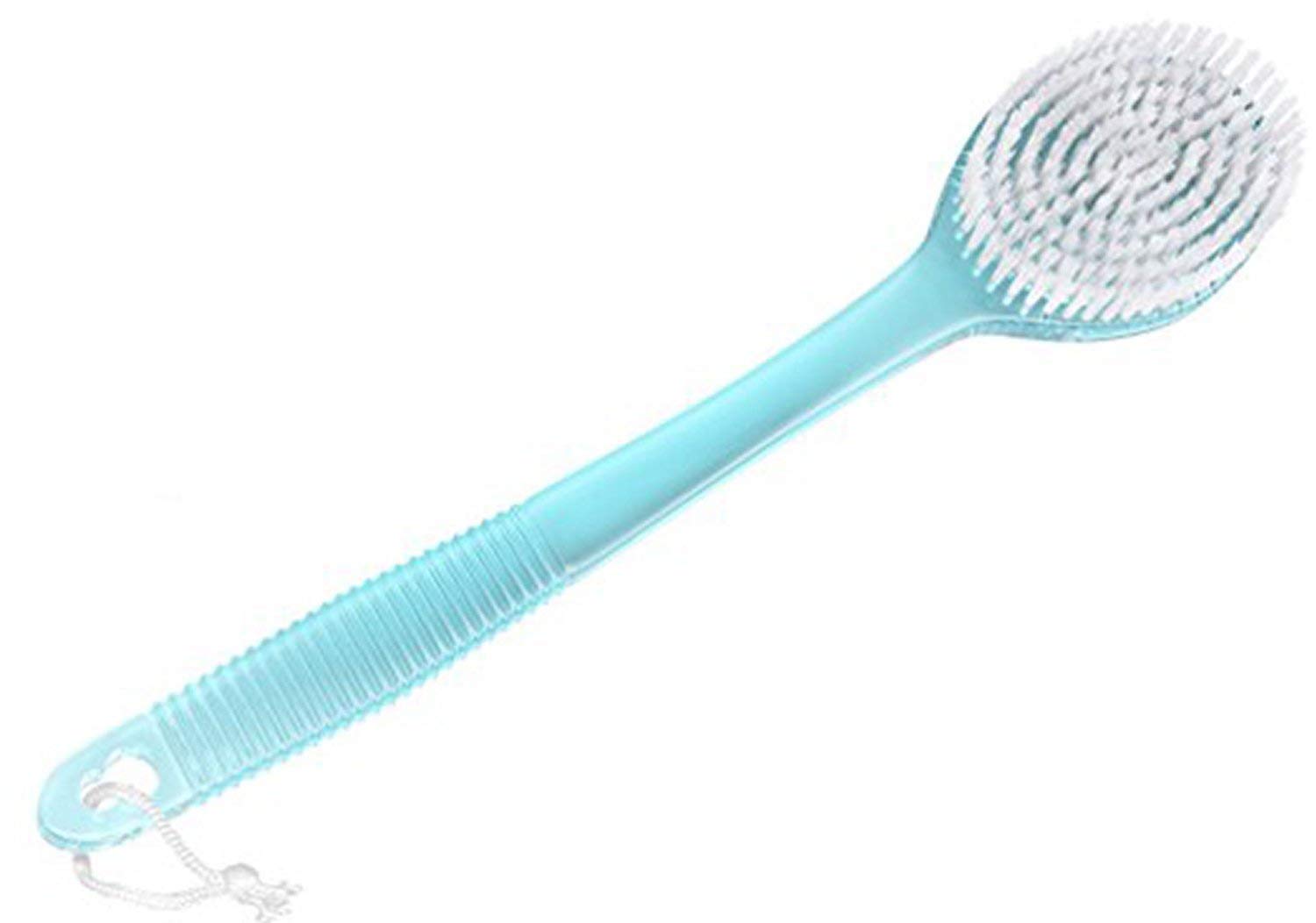 Ekan Long Handle Bath Brush with Soft Bristles - Back Scrubber, Body Exfoliator & Shower Brush for Feet, Legs & Hard to Reach Areas - 20g Pack of 1 - Perfect for Deep Cleaning & Relaxing Bath Time