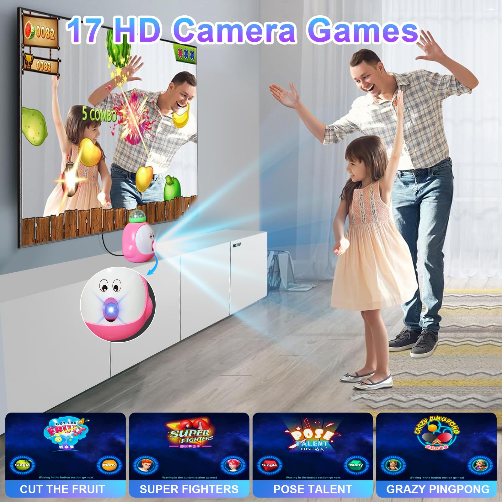 Non-Slip Flannel Dance Mat for Kids & Adults - Interactive Electronic Dance Pad with TV & Camera Mode - Fun Exercise & Gaming Mat for All Ages - Plug & Play USB Dance Game - Perfect Gift for Boys & Girls 3+ (Ideal for Birthday Parties, Family Game Nights & Indoor Fitness Activities)