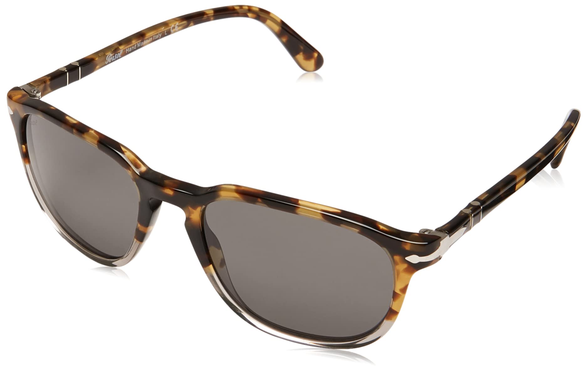 Persol PO3019S Square Sunglasses for Men & Women - Classic Retro Polarized UV Protection - Perfect for Driving, Travel & Outdoor Activities