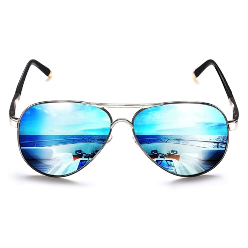 Ruthenium Frame/Blue Mirrored Lens