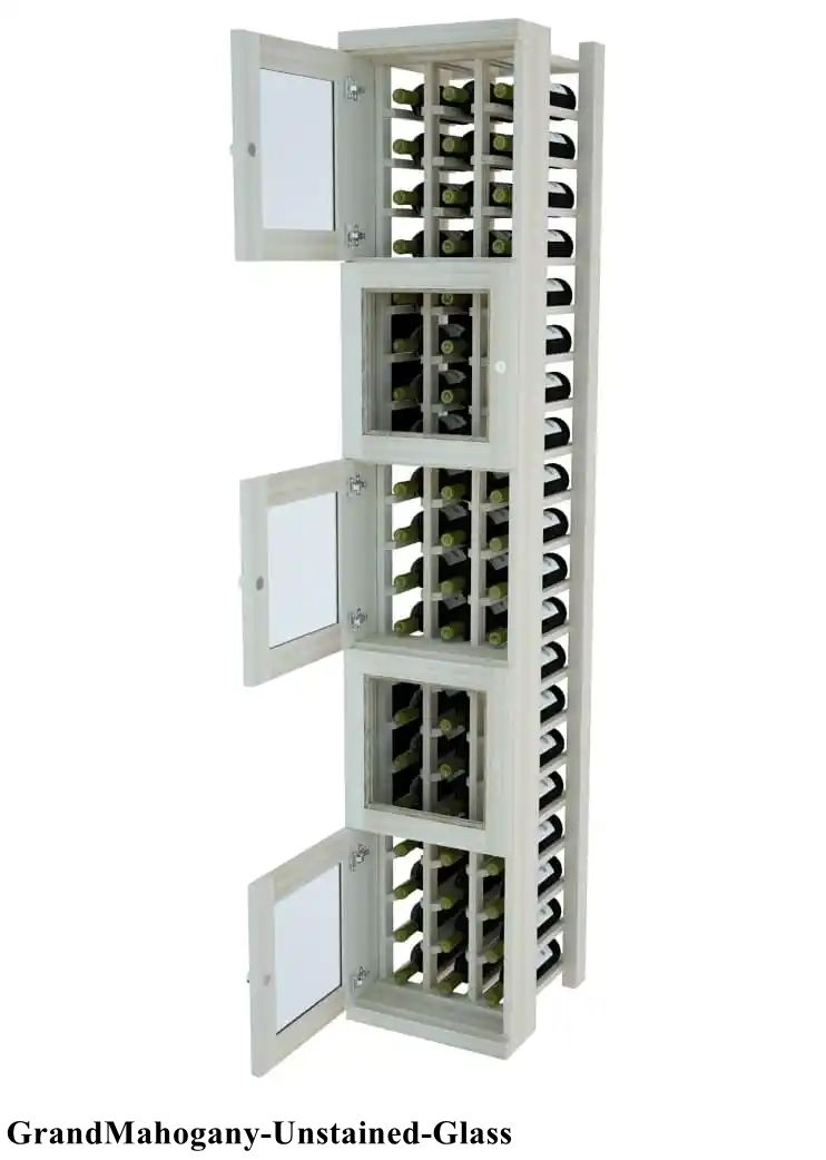 Vinostor Wine Lockers - 5 Locking Storage Bins for Wine Bottles, 83 5/8