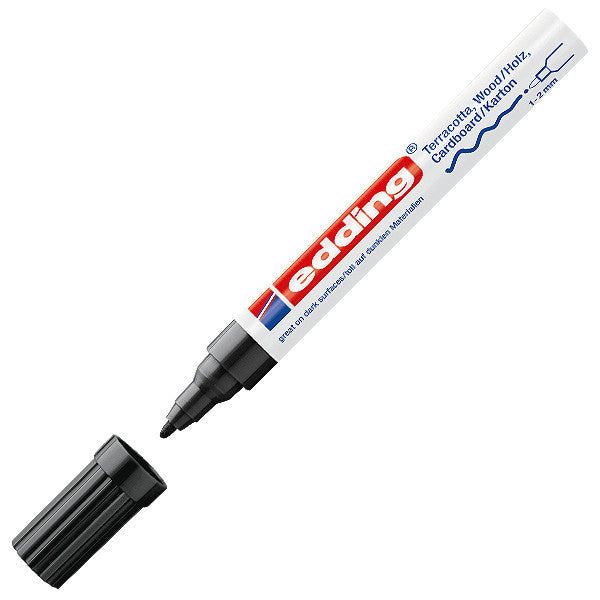 edding 4040 Fine Tip Matte Paint Marker - Permanent Waterproof Ink for DIY, Crafts, Signs & Metal Surfaces - Ideal for Artists, Designers & Industrial Use
