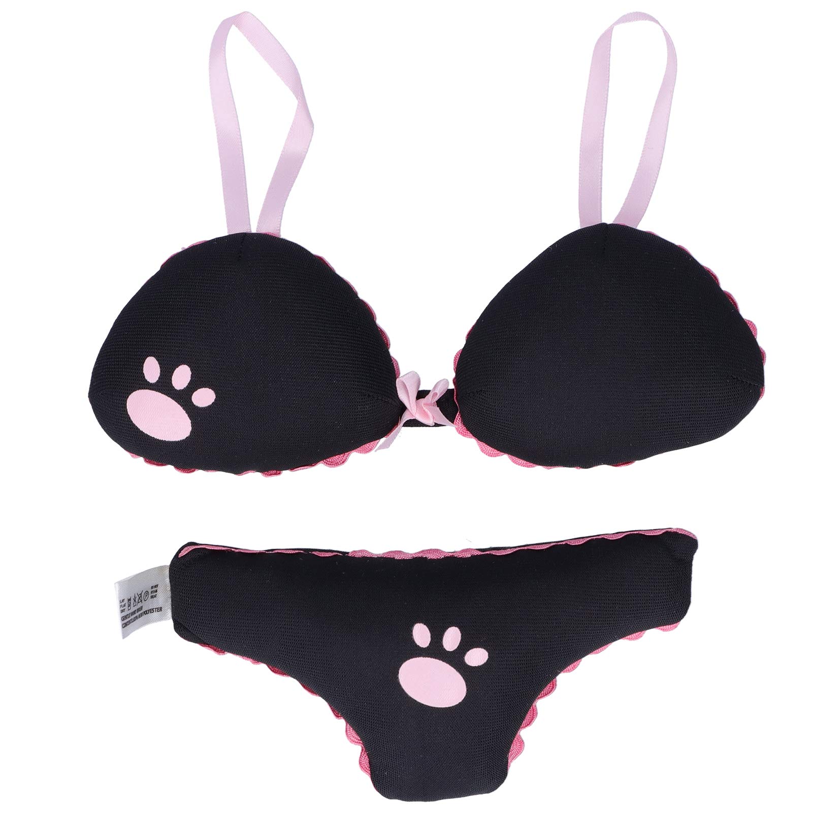 Zerodis Bikini-Shaped Durable Squeaky Dog Chew Toys - Interactive Plush Crinkle Toys for Small & Medium Dogs - Perfect for Playtime, Training & Bonding