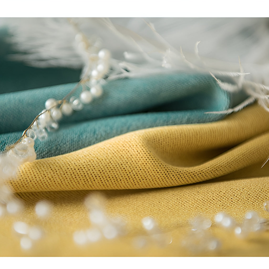 Elisa Color Block Thermal Blackout Custom Curtains for Bedroom & Living Room - Noise Reducing & Energy Efficient Window Treatments