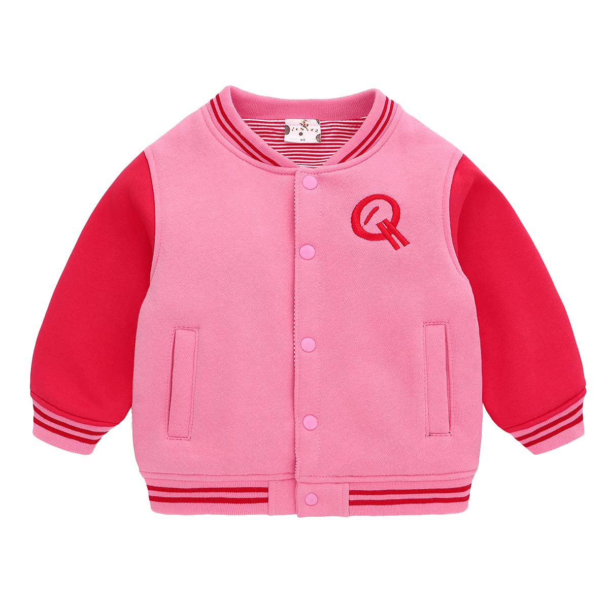 Famuka Baby Boys & Girls Spring Jacket - Kids Baseball Coat for Outdoor Play & School Activities | Lightweight Windbreaker for Spring & Fall