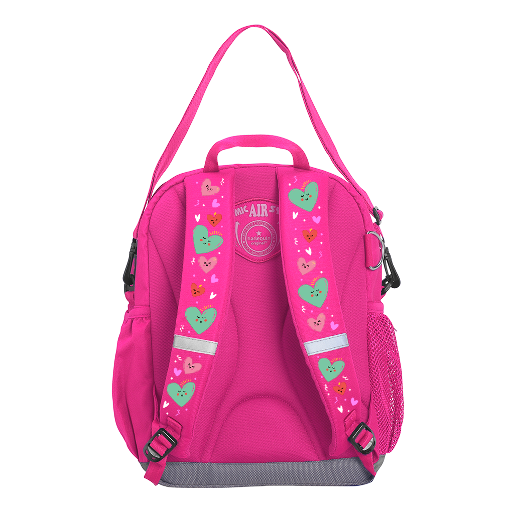 Sweet Hearts Kindy Backpack for Kids - Cute Heart Print School Backpack for Girls & Boys - Perfect for Preschool, Kindergarten & Travel