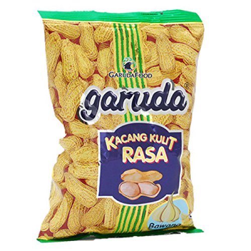 Garuda Roasted Peanuts with Garlic Flavor - Crunchy Snack, 8.81 Oz (Pack of 6) | Perfect for Parties, Movie Nights & Healthy On-the-Go Snacking