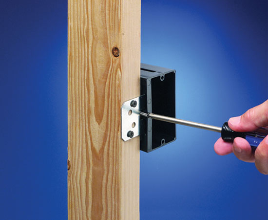 Adjustable Electrical Outlet Box for New Construction - Easy IN/OUT Installation - Perfect for Home Renovation & DIY Projects