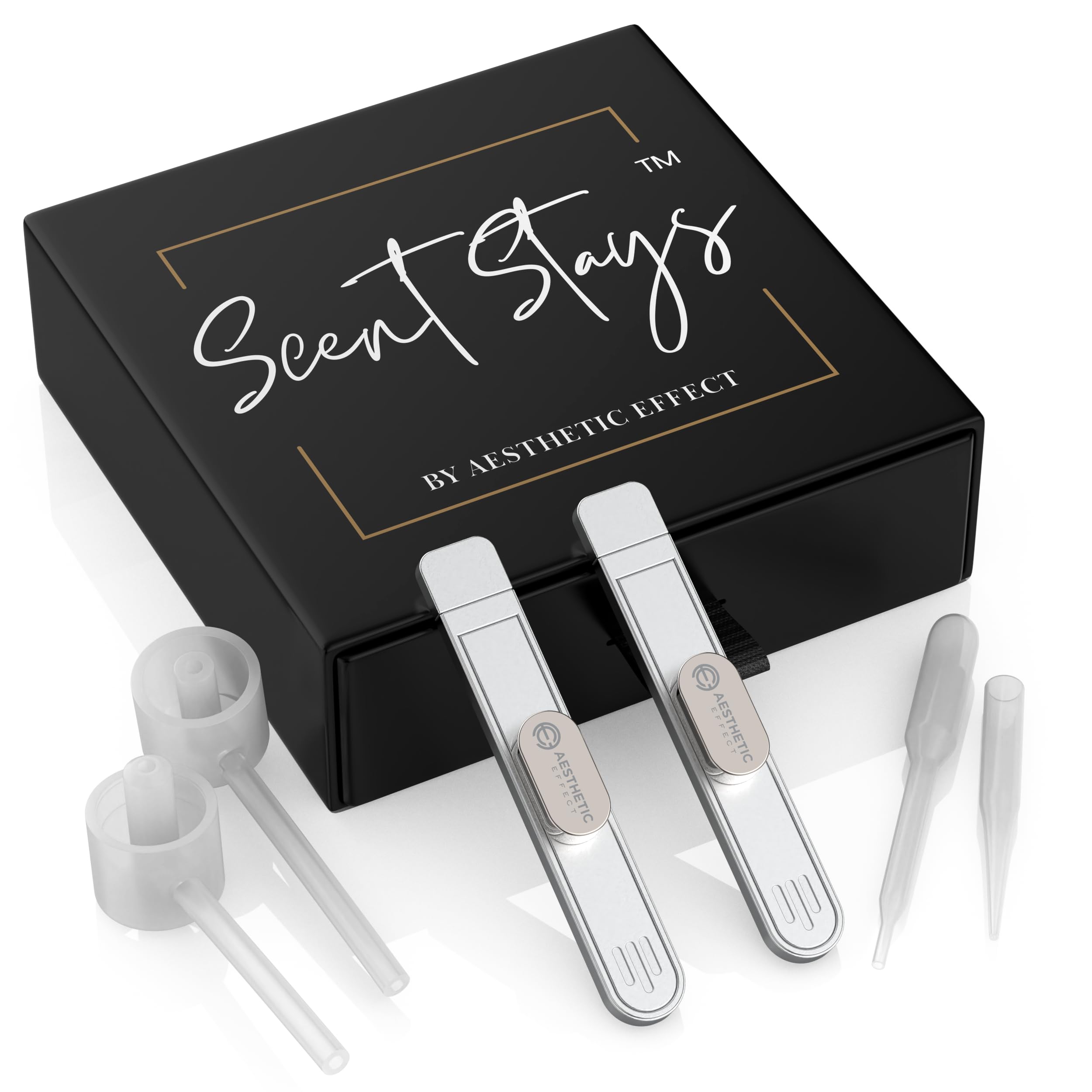 Premium Cologne Collar Stays - Adjustable Wearable Fragrance Holder for Men | Essential Oil Diffuser & Perfume Emitter | Perfect for Work, Dates & Special Occasions