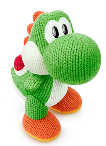 Nintendo Green Yarn Big Yoshi Amiibo Figure for Wii U - Yoshi's Woolly World Compatible [Japan Import] | Perfect for Collectors & Super Mario Game Fans