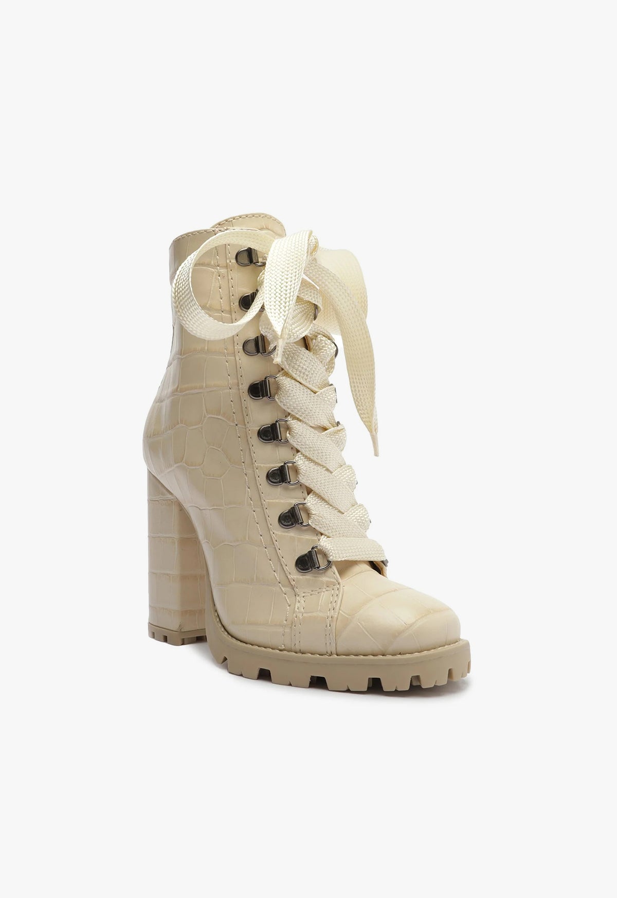 Zhara Women's Crocodile Embossed Leather Ankle Boots - Stylish Pointed Toe Booties for Fall/Winter, Office & Night Out