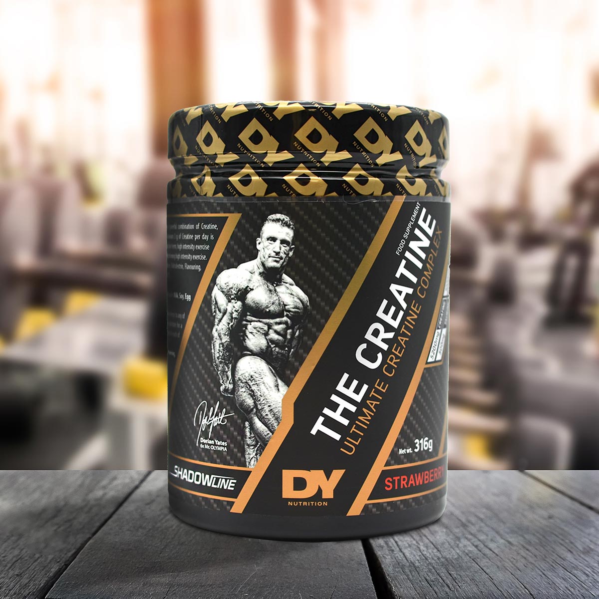 Dorian Yates DY Nutrition Creatine Monohydrate Powder 316g - Pure Muscle Building Supplement for Athletes & Bodybuilders - Pre & Post Workout Recovery