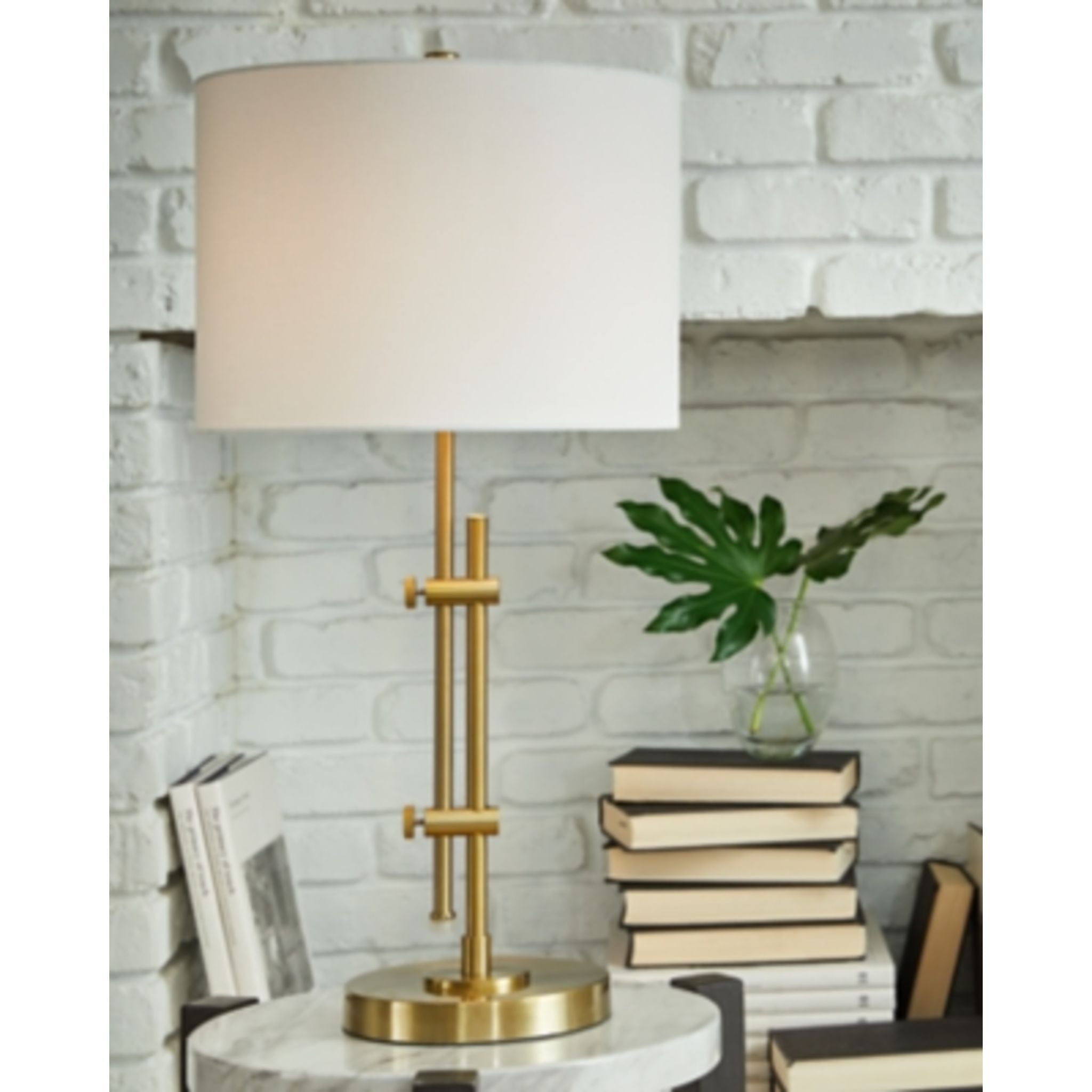 Baronvale Modern Table Lamp - 27.5 Inch Height, Adjustable Brightness for Bedroom, Living Room & Office - Energy Efficient LED Desk Light with Touch Control