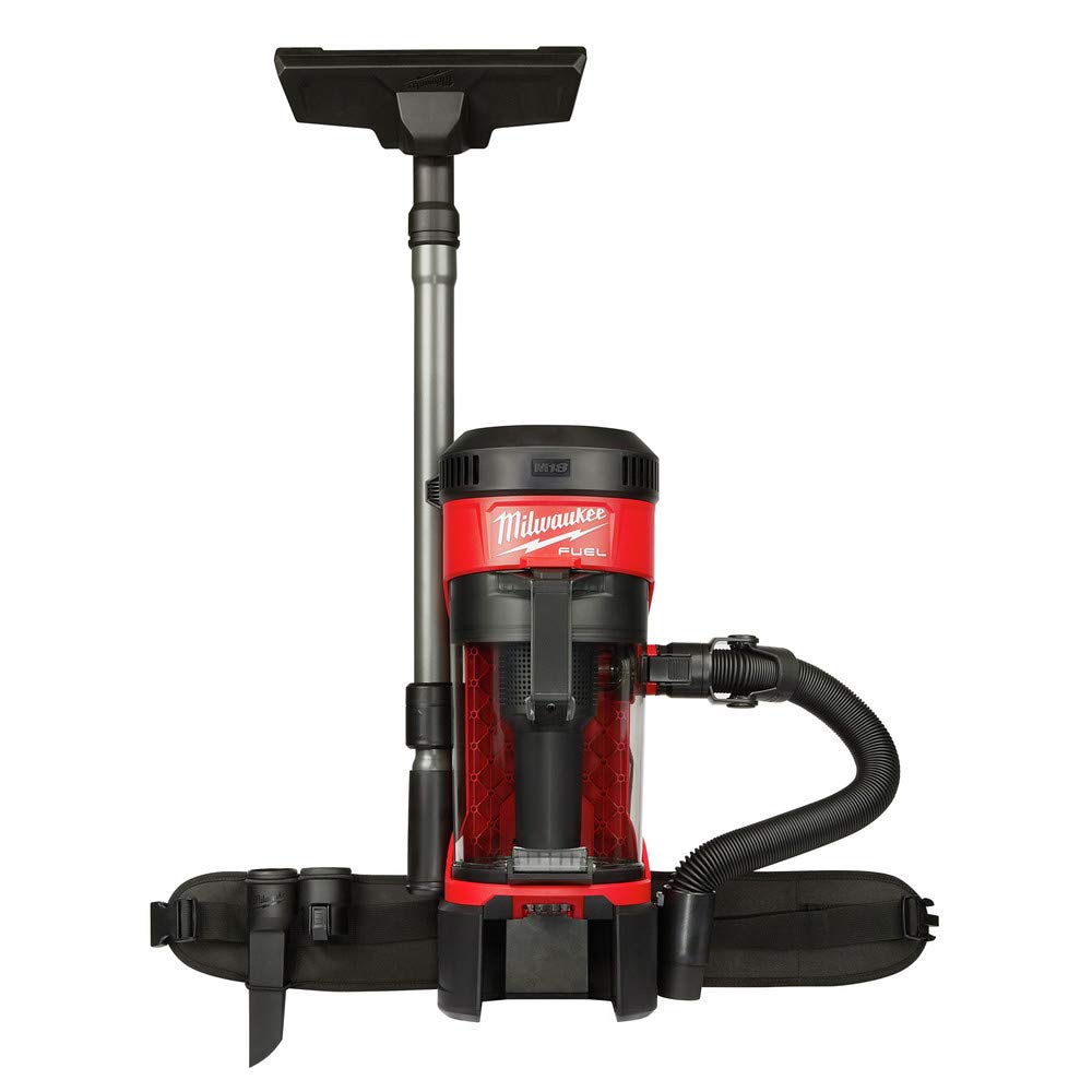 Milwaukee 0885-20 M18 FUEL 3-in-1 Backpack Vacuum (Tool Only) - Powerful Cordless Cleaning for Construction Sites, Workshops & Home Renovations