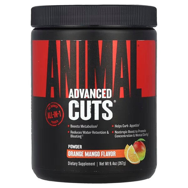 Animal Animal Cuts Fat Burner & Weight Loss Supplement - 267g Powder for Men & Women | Pre-Workout Energy, Muscle Definition & Metabolism Boost | Gym, Fitness & Bodybuilding Performance Enhancer